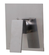 ALFI Brushed Nickel Shower Valve Mixer Faucet with Square Lever Handle - AB5501-BN