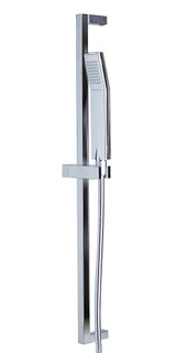 ALFI Polished Chrome Sliding Rail - Bar Hand Held Shower Head Set with Hose - AB7606-PC
