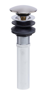 ALFI Brushed Nickel Pop Up Drain for Bathroom Sink with Overflow - AB9056-BN