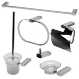 ALFI Polished Chrome 6 Piece Bathroom Accessory Set - AB9503-PC