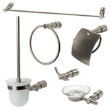 Alfi AB9508-BN Brushed Nickel 6 Piece Bathroom Accessory Set