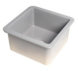 ALFI Gray Matte Square 18" x 18" Undermount / Drop In Fireclay Bar / Prep Sink - ABF1818S-GM