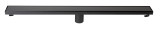 ALFI 32" Black Matte Stainless Steel Linear Shower Drain with Solid Cover - ABLD32B-BM
