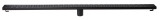 ALFI 47" Black Matte Stainless Steel Linear Shower Drain with Groove Holes - ABLD47C-BM
