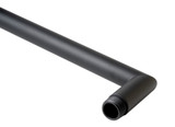 ALFI Black Matte 16" Round Wall Shower Arm - ABSA16R-BM