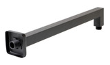 Alfi Black Matte 16" Square Wall Shower Arm