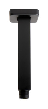 ALFI Black Matte 6" Square Ceiling Shower Arm - ABSA6S-BM