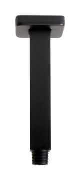 ALFI Black Matte 6" Square Ceiling Shower Arm - ABSA6S-BM