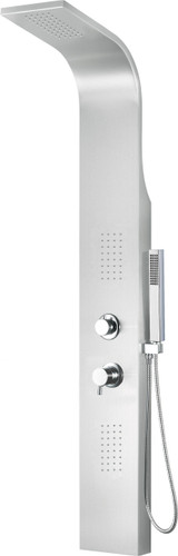 Alfi ABSP20 Modern Stainless Steel Shower Panel with 2 Body Sprays