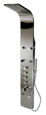 Alfi ABSP40 Stainless Steel Shower Panel with 6 Body Sprays