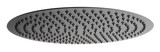 ALFI Matte Black Stainless Steel 16" Round Ultra-Thin Rain Shower Head - RAIN16R-BM