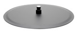 ALFI Matte Black Stainless Steel 16" Round Ultra-Thin Rain Shower Head - RAIN16R-BM