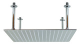 ALFI 20" Square Polished Solid Stainless Steel Ultra Thin Rain Shower Head - RAIN20S-PSS