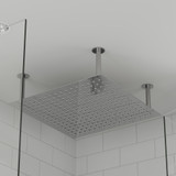 ALFI 24" Square Polished Solid Stainless Steel Ultra Thin Rain Shower Head - RAIN24S-PSS