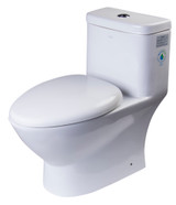 ALFI EAGO Modern Dual Flush One Piece Eco-Friendly High Efficiency Low Flush Ceramic Toilet - TB346