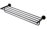 Alfi AB9538-BM Black Matte 26" Towel Bar & Shelf