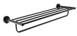 Alfi AB9538-BM Black Matte 26" Towel Bar & Shelf