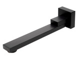 ALFI Black Matte Square Foldable Swivel Tub Spout - AB7701-BM