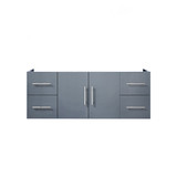 Lexora Geneva 48" Dark Grey Wall Mount Vanity Cabinet Cabinet Only