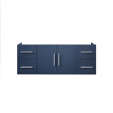 Lexora Geneva 48" Navy Blue Wall Mount Vanity Cabinet Only