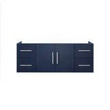 Lexora Geneva 48" Navy Blue Wall Mount Vanity Cabinet Cabinet Only