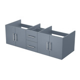 Lexora Geneva 60" Dark Grey Wall Mount Vanity Cabinet Cabinet Only