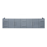 Lexora Geneva 84" Dark Grey Wall Mount Vanity Cabinet Cabinet Only