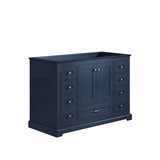 Lexora Dukes 48" Navy Blue Vanity Cabinet Cabinet Only