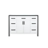 Lexora Ziva 48" White Vanity Cabinet Only