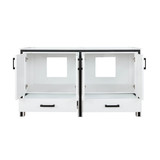 Lexora Ziva 60" White Vanity Cabinet Only