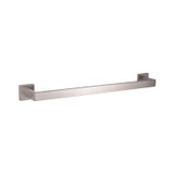 Lexora Bagno Lucido Stainless Steel 24" Towel Bar - Satin Nickel