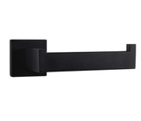 Lexora Bagno Lucido Stainless Steel Toilet Paper Holder - Matte Black