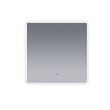 Lexora Lugano 36" Wide x 36" High LED Mirror w/ Defogger