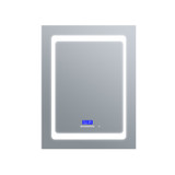 Lexora Bracciano 24" Wide x 36" High LED Medicine Cabinet w/ Defogger