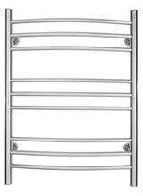 WarmlyYours Riviera Towel Warmer, Polished, Dual Connection, 9 Bars - TW-R09PS-HP