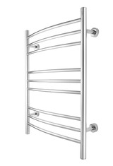 WarmlyYours TW-R09PS-HP Riviera Towel Warmer, Polished, Dual Connection, 9 Bars