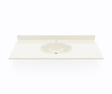 Swanstone CH02249.037 Chesapeake 22 x 49 Single Bowl Vanity Sink & Counter Top in Bone