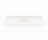 Swanstone CH02261.018 Chesapeake 22 x 61 Single Bowl Vanity Sink & Counter Top in Bisque