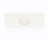 Swanstone CH02261.018 Chesapeake 22 x 61 Single Bowl Vanity Sink & Counter Top in Bisque
