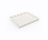 Swanstone SF03442MD.018 34 x 42 Alcove Shower Pan with Center Drain in Bisque