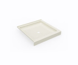 Swanstone SD03636MD.037 36 x 36  Corner Shower Pan with Center Drain in Bone