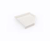 Swanstone 36 x 36 Corner Shower Pan with Center Drain in Bisque - SN00036MD.018