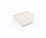 Swanstone 38 x 38 Corner Shower Pan with Center Drain in Bisque - SN00038MD.018