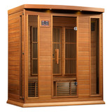 Golden Designs Maxxus Montilemar Edition 4 Person Near Zero EMF FAR Infrared Sauna - Canadian Red Cedar