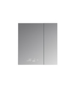 Lexora Savera 30" Wide x 32" Tall LED Medicine Cabinet w/ Defogger