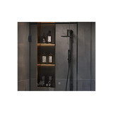 Lexora Savera 36" Wide x 32" Tall LED Medicine Cabinet w/ Defogger
