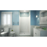 DreamLine QWALL-VS 28-32 in. W x 41-1/2 in. D x 76 in. H Acrylic Backwall Kit in White