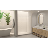 DreamLine QWALL-VS 56-60 in. W x 41-1/2 in. D x 76 in. H Acrylic Backwall Kit in White