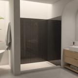 DreamLine QWALL-VS 56-60 in. W x 41-1/2 in. D x 76 in. H Acrylic Backwall Kit in Black