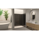 DreamLine QWALL-VS 56-60 in. W x 41-1/2 in. D x 76 in. H Acrylic Backwall Kit in Black